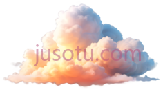 云朵,日落PNG