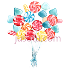 糖果,形状,大小,红色,蓝色,黄色PNG