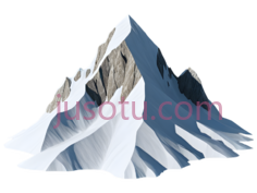 山峰,插画,白色,灰色PNG