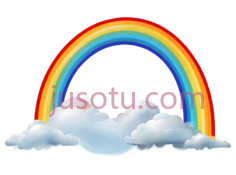 彩虹,卡通,红色, 橙色, 黄色, 绿色, 蓝色, 紫色PNG