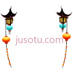 灯笼,中国,橙色,黄色PNG