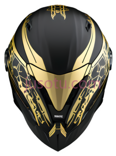 摩托车头盔,黑色,金色PNG