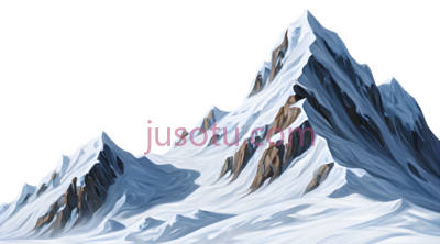山峰,插画,白色,灰色, PNG