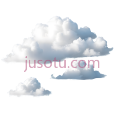 云,蓬松,白色PNG