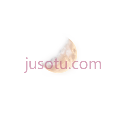 月亮,渐变阴影,白色PNG