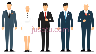 男性,女性,商务装,深蓝色, PNG