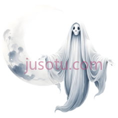 幽灵,月光PNG