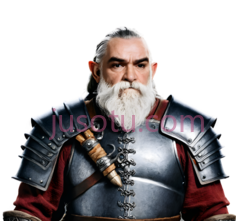 武士,古代盔甲,银色,红色PNG