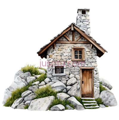 小屋,乡村,灰色,棕色, PNG