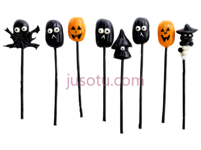 幽灵,南瓜灯,女巫,卡通,白色, PNG
