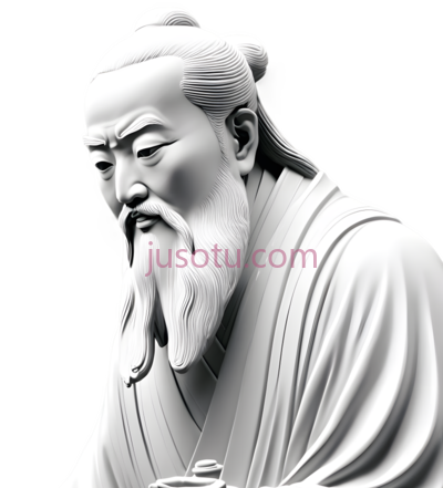 雕像,中式雕塑,白色, PNG