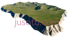 山谷,景色PNG
