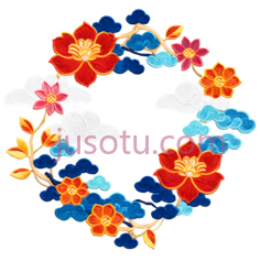 云彩,刺绣PNG