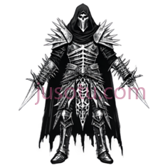 骑士,哥特式,黑白PNG