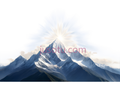 山脉,云彩, PNG
