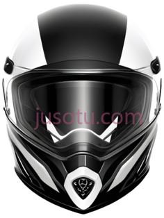 摩托车头盔,黑PNG