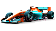 赛车,流线型设计,橙色PNG