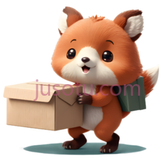 狐狸,卡通,橙色PNG