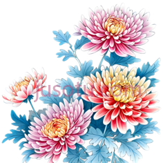 菊花,花瓣,叶纹PNG