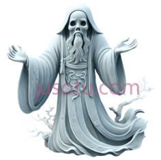 雕像,神秘,古老,白色PNG