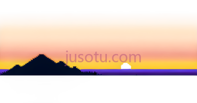 风景,日落, PNG