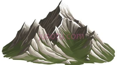 山峰,3D建模,白色, PNG