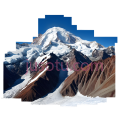 珠穆朗玛峰,自然景观,白色,棕色PNG