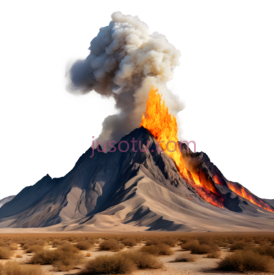 火山,自然景观,灰色, 红色, 橙色, PNG