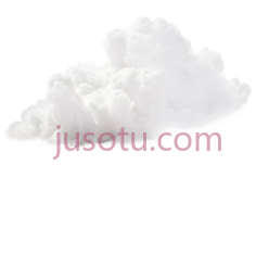 云,蓬松,白色PNG