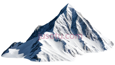 山峰,3D渲染,白色, PNG