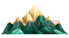 山脉,金玉PNG