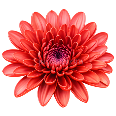 红色,菊花,波纹, PNG