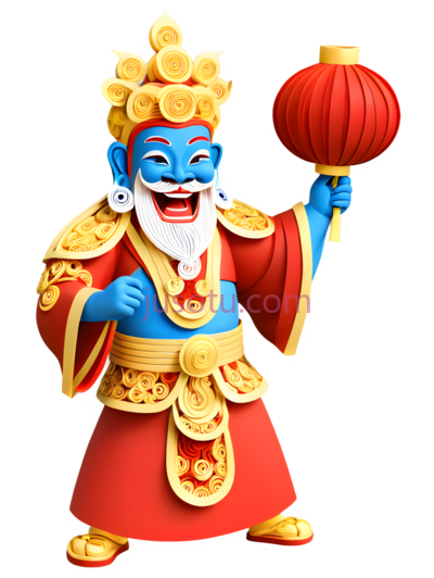 财神,笑脸, PNG