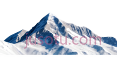 山峰,自然景观,白色,蓝色PNG