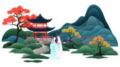 幽灵情侣,风景PNG
