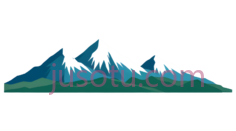 山峰,卡通,蓝色,白色PNG