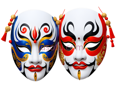 京剧脸谱, PNG