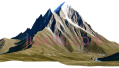 山峰,插画,白色,灰色,棕色PNG