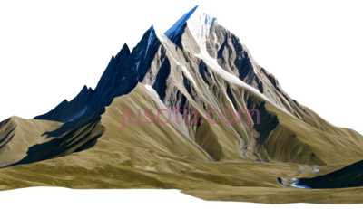 山峰,插画,白色,灰色,棕色, PNG