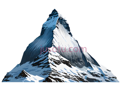 山峰,插画,白色,黑色, PNG