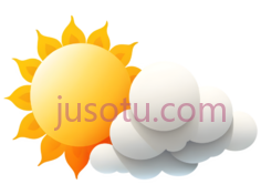 太阳,云朵PNG